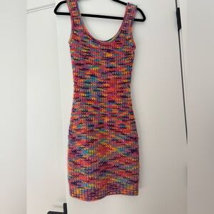 Mini staud sweater dress
